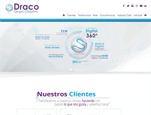 Tablet Screenshot of dracogrupo.com